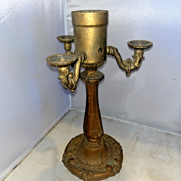 Antique Other - Cast Iron Light Base Project C1920s